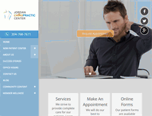Tablet Screenshot of jordanchiropracticcenter.com